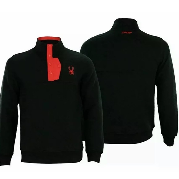 SPYDER Activewear 1/4 Button Pullover - Picture 3 of 6